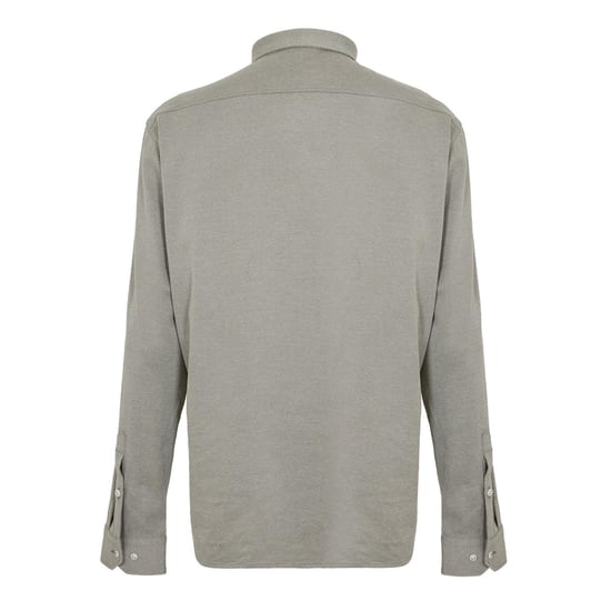 Boss Herenkatoenen shirt met Motion-logo (Donker Beige) - Image 3