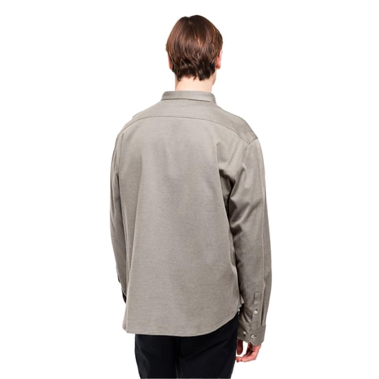 Boss Herenkatoenen shirt met Motion-logo (Donker Beige) - Image 4