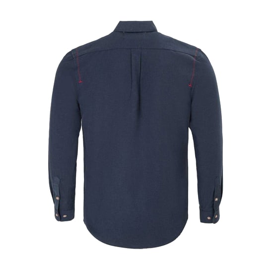 Firetrap Effen heren overhemd van katoenmix (Marine) - Image 2