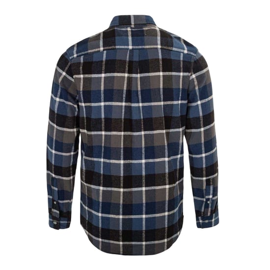Firetrap Geruit herenoverhemd (Blauw/Zwart) - Image 2