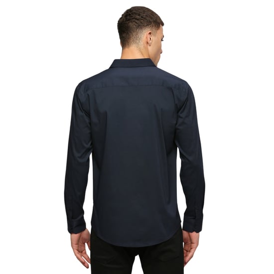 Only Heren Regular Shirt Met Lange Mouwen (Donkere marine) - Image 2