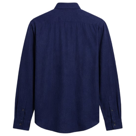 Farah Herenoverhemd met knopen, standaardpasvorm (Echt blauw) - Image 2