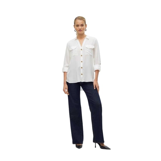 Vero Moda Damesoverhemd met normale mouwen (Sneeuwwitje) - Image 1