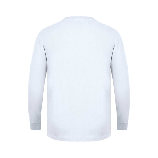 Fabric Heren Wafel T-shirt met lange mouwen (Wit) - Image 2