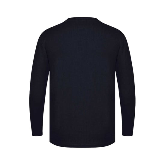 Fabric Heren Wafel T-shirt met lange mouwen (Zwart) - Image 2
