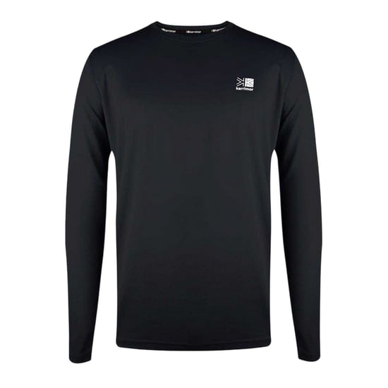 Karrimor Heren-T-shirt met lange mouwen en reflecterende details (Zwart) - Image 1