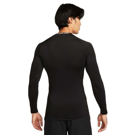 Nike Heren Pro Core Langsleeve T-Shirt (Zwart) - Image 6