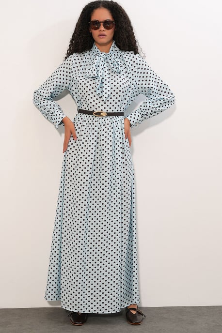 Puntjes Maxi Shirtdress - Image 3