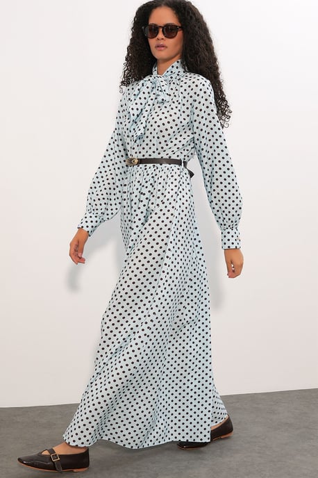 Puntjes Maxi Shirtdress - Image 4