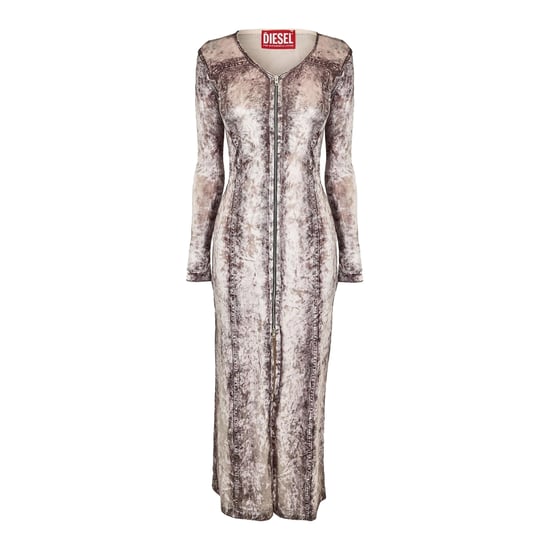 Diesel D-Martel maxi-jurk voor dames (Zwart/Grijs/Denim) - Image 1