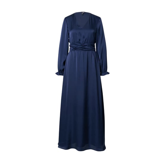 Vero Moda Honingkleurige wikkeljurk met V-hals voor dames (Navy Blazer) - Image 1
