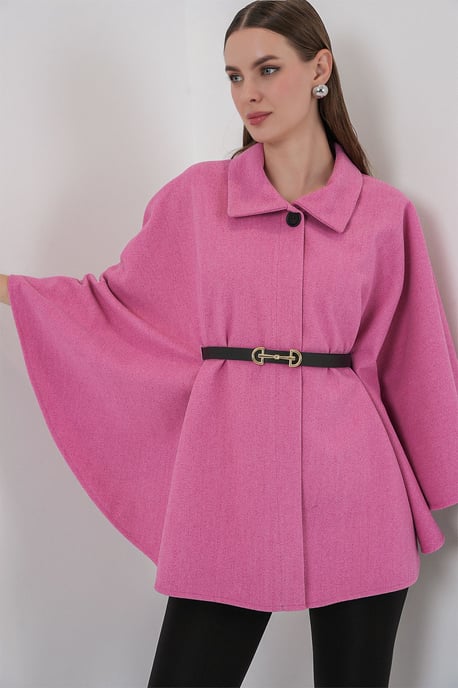 Gordel Tweed Cape Jas - Image 1