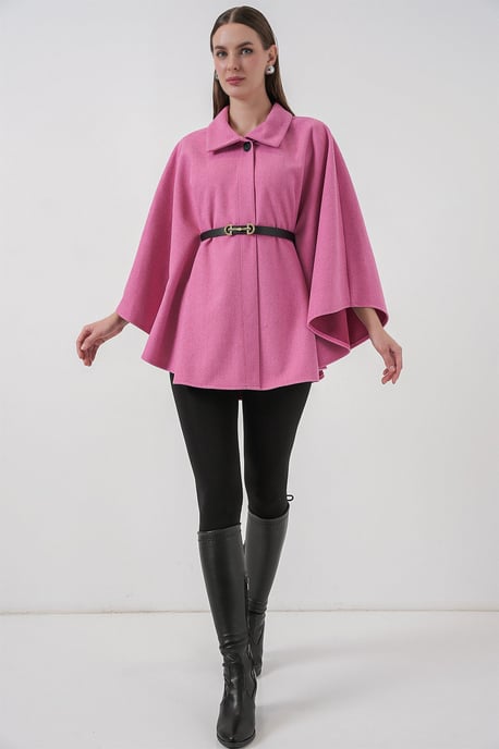 Gordel Tweed Cape Jas - Image 2