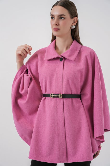 Gordel Tweed Cape Jas - Image 3