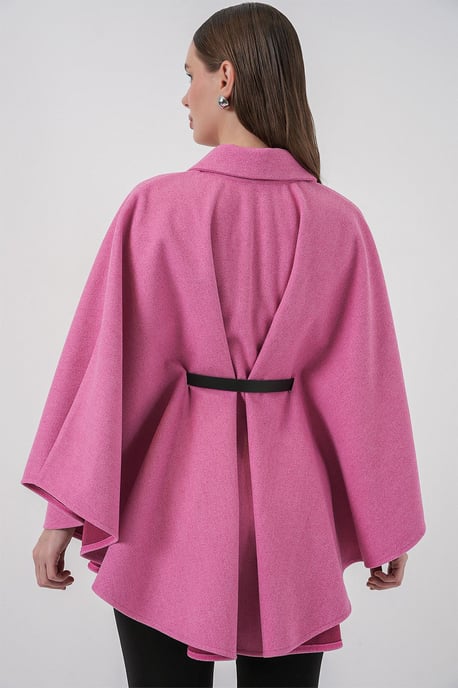 Gordel Tweed Cape Jas - Image 5
