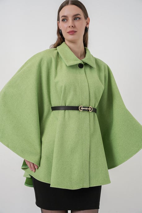 Gekweld Tweed Cape Mantel - Image 3