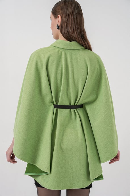 Gekweld Tweed Cape Mantel - Image 6