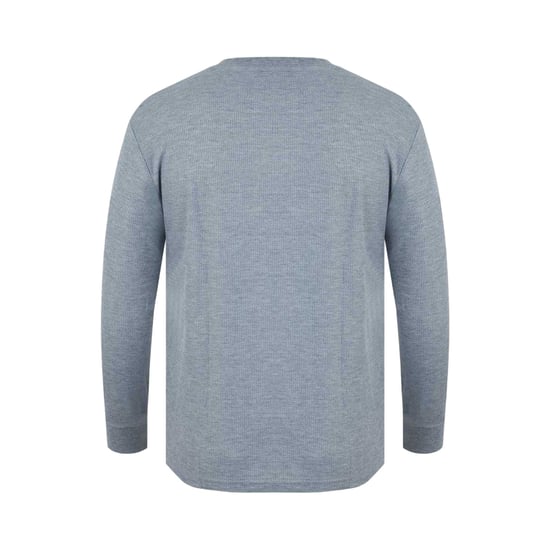 Fabric Heren Wafel T-shirt met lange mouwen (Grijs) - Image 2