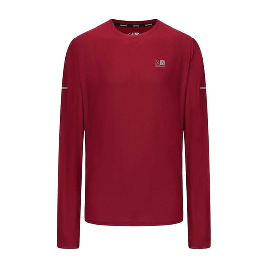 Karrimor Heren-T-shirt met lange mouwen en reflecterende details (Bes) - Image 1