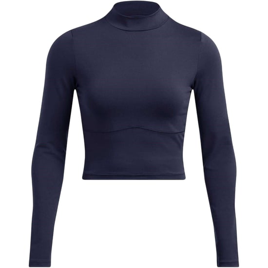 Under Armour Meridian T-shirt met hoge kraag en slank model voor dames (Blauw) - Image 1