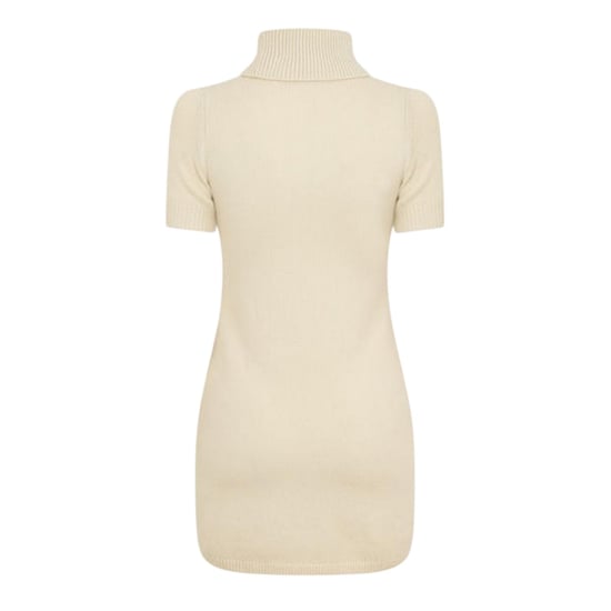Diesel Dames Argaret mini-jurk met col en strakke pasvorm (Zilvergroen) - Image 2