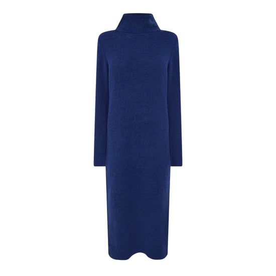 Pieces Dames Gebreide Coltruit Jurk (Blauw) - Image 1