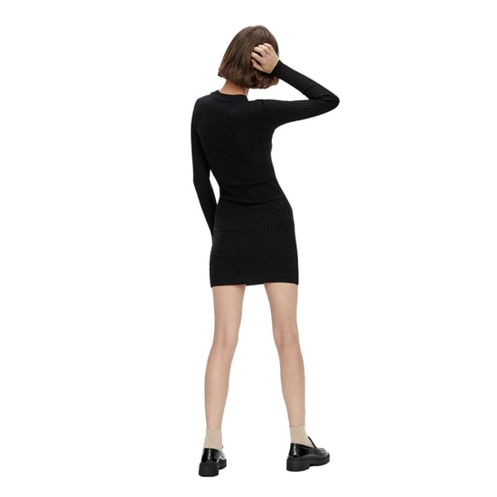 Pieces Mini-T-shirtjurk voor dames (Zwart) - Image 3