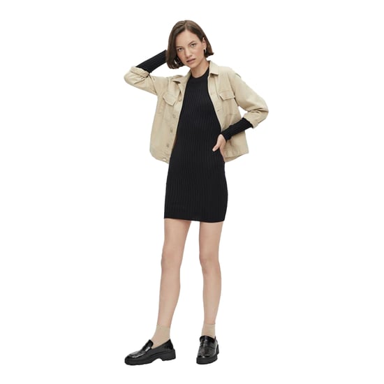 Pieces Mini-T-shirtjurk voor dames (Zwart) - Image 4