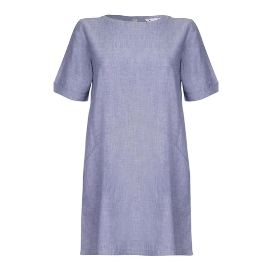 Yumi Dames/dames Chambray Tuniekjurk (Lichtblauw) - Image 1