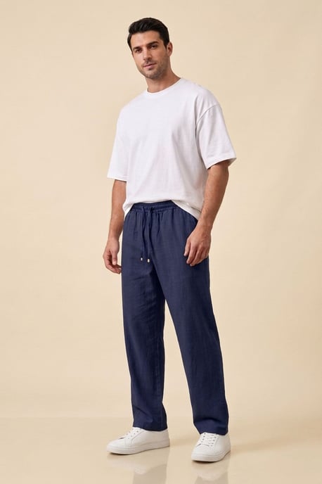 Heren rechte geweven broek - Image 1