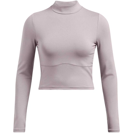 Under Armour Meridian T-shirt met hoge kraag en slank model voor dames (Grijs) - Image 2