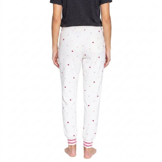 PJ Salvage Dames/Dames Heart Comfort Pyjamabroek (Gebroken wit) - Image 2