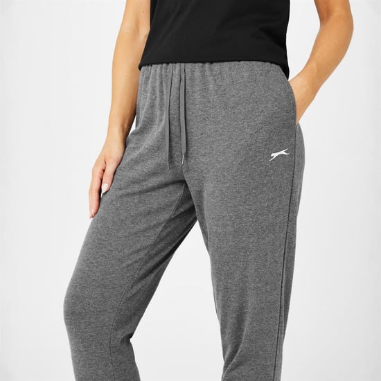Slazenger Dames/Dames Interlock Joggingbroek (Houtskool mergel) - Image 4