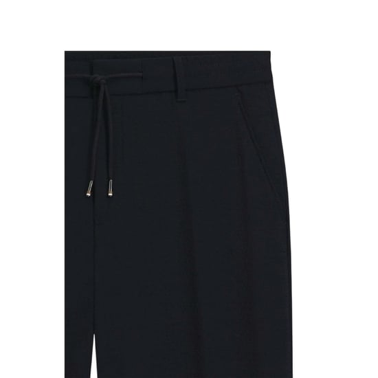 Boss Perin seersucker herenbroek voor formele gelegenheden (Blauw) - Image 4