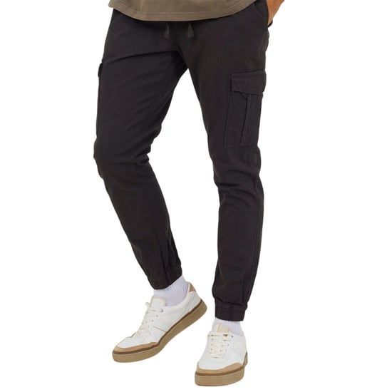 Brave Soul Heren Cargo Joggingbroek (Donkergrijs) - Image 2
