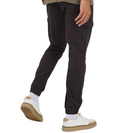 Brave Soul Heren Cargo Joggingbroek (Donkergrijs) - Image 3