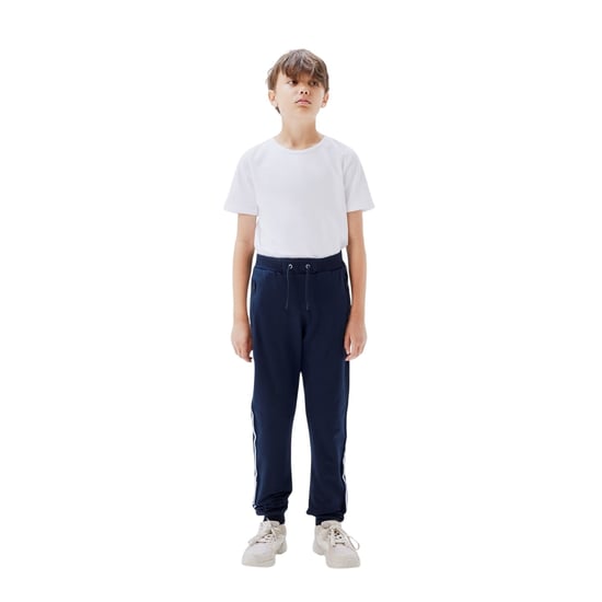 Name It Sweatbroek met zijstreep voor kinderen (Blauw) - Image 1