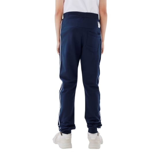 Name It Sweatbroek met zijstreep voor kinderen (Blauw) - Image 2