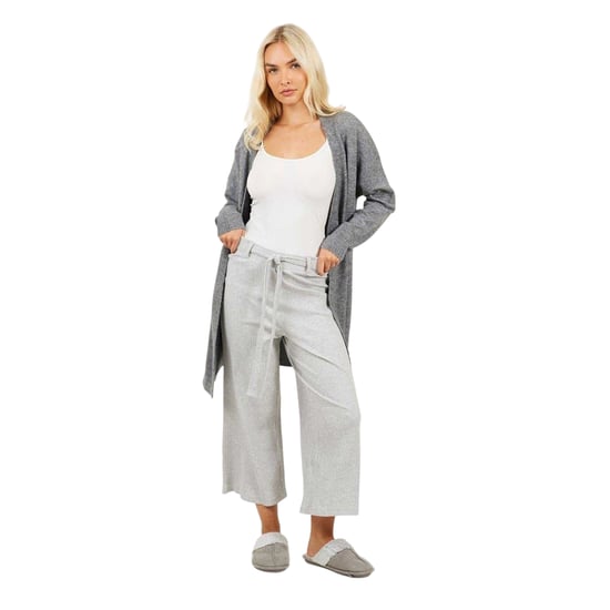 Brave Soul Dames/Dames Relaxed Broek Met Wijde Pijpen (Grijze Mergel) - Image 1