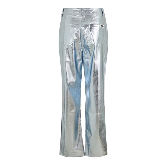 AmyLynn Dames/Dames Metallic Normale Broek (Blauw) - Image 2