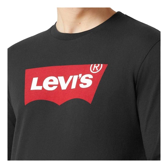 Levis Heren Vleermuisvleugels T-Shirt (Zwart) - Image 4