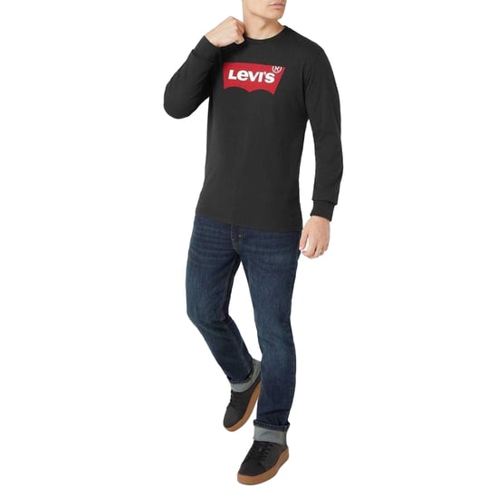 Levis Heren Vleermuisvleugels T-Shirt (Zwart) - Image 5