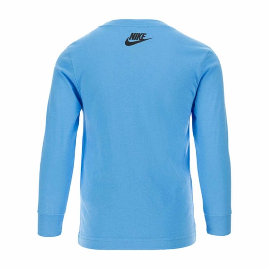 Nike Kinder-T-shirt met lange mouwen en camouflageprint (Universitair Blauw) - Image 2