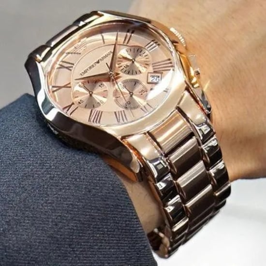 Emporio Armani AR0365 Roségoud Chronograaf Herenhorloge - Image 3