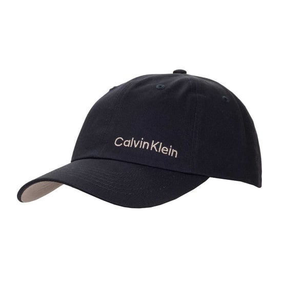 Calvin Klein Heren Logo Gebogen Piek Golf Dad Hat (Marine) - Image 1