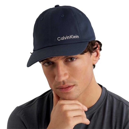 Calvin Klein Heren Logo Gebogen Piek Golf Dad Hat (Marine) - Image 4