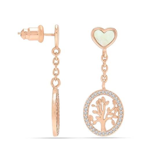 Vrouwen Tree of Life Dangle Oorbellen 925 Sterling Zilver BIPE021 - Image 3