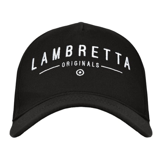 Lambretta Baseballpet van katoenmix (Zwart) - Image 1