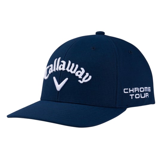 Callaway Heren Wordmark Gebogen Piek Cap (Marine / Wit) - Image 1