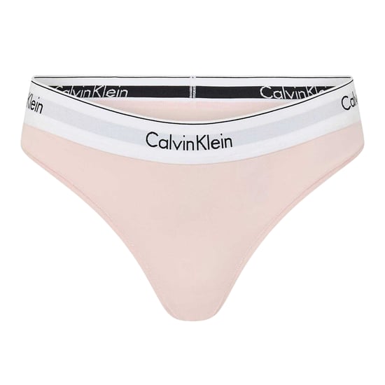 Calvin Klein Dames/Dames Logo Katoenmix String (Levendig Roze) - Image 1